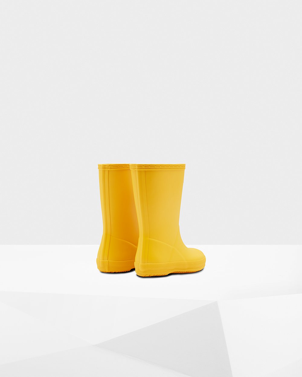 Kids Hunter Rain Boots Yellow - Original First Classic - 4130627-SB